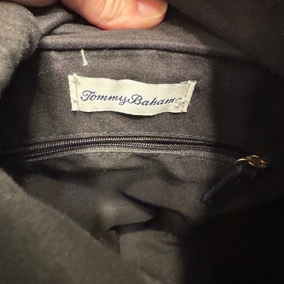 Tommy Bahama rattan woven bucket bag Crossbody Bag Drawstring Closure - Picture 7 of 13